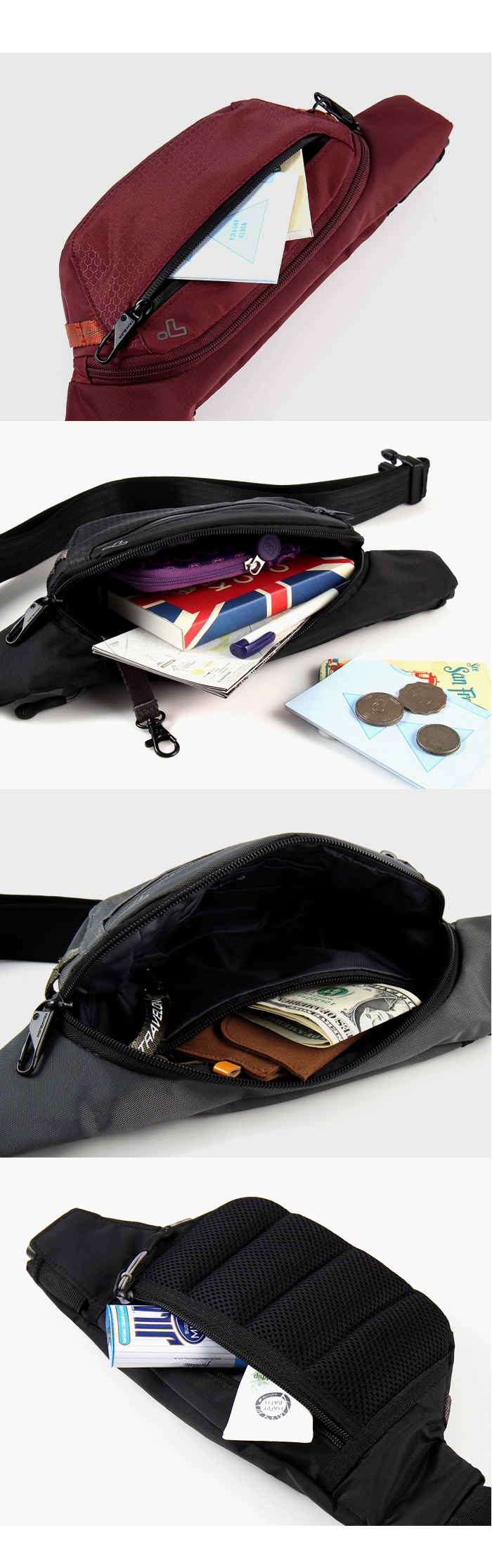 트래블온(TRAVELON) Active 해킹방지 힙쌕(43127)