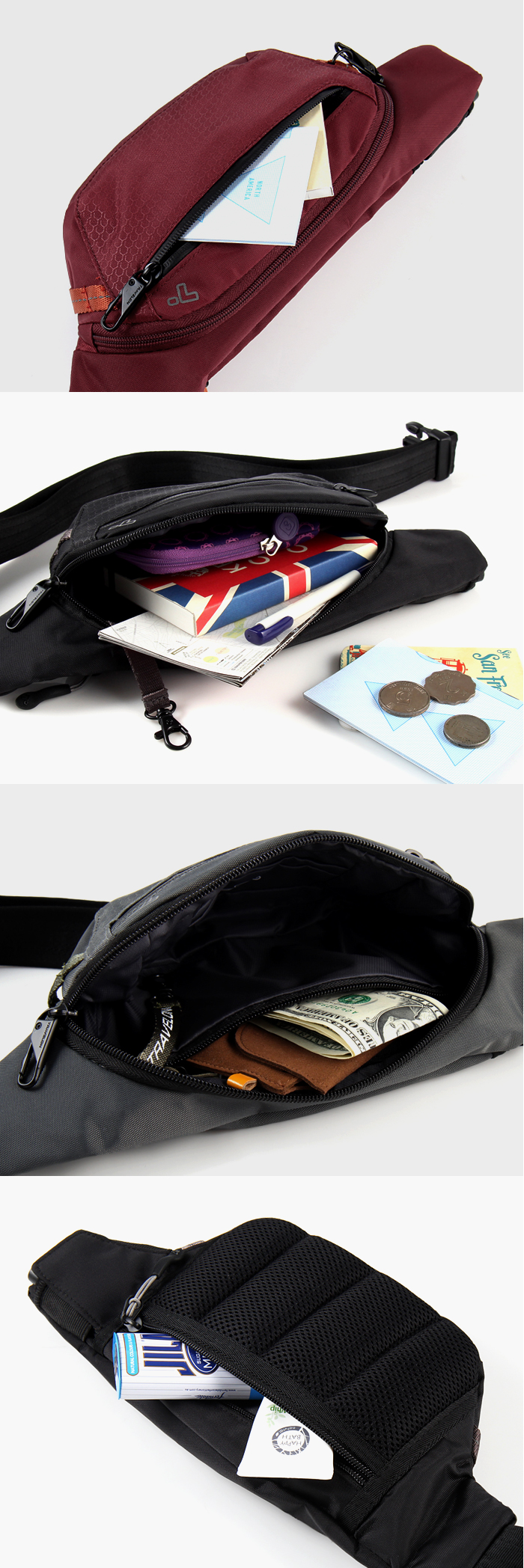 트래블온(TRAVELON) Active 해킹방지 힙쌕(43127)