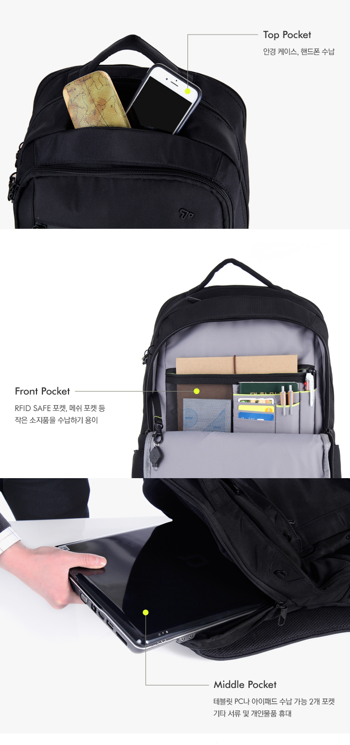트래블온(TRAVELON) Urban 해킹방지 백팩(43105)